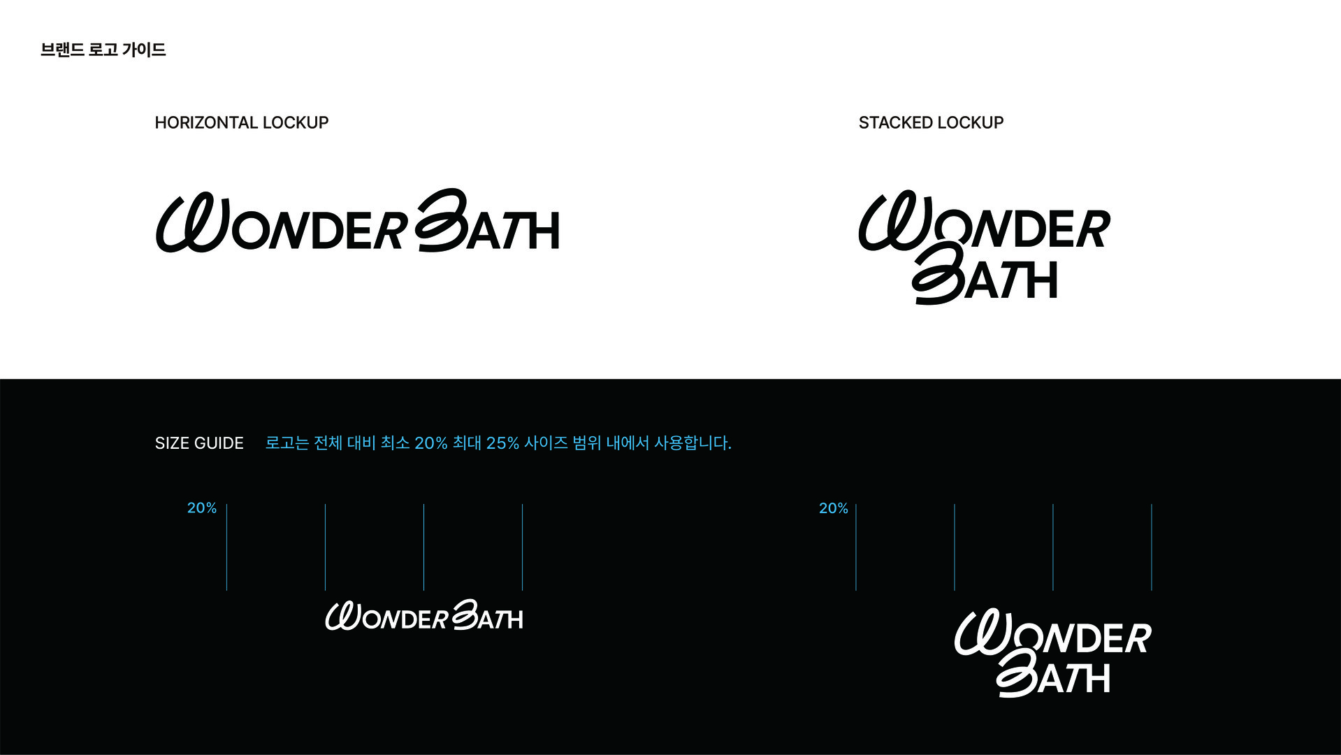 WonderBath 브랜드 디자인 2
