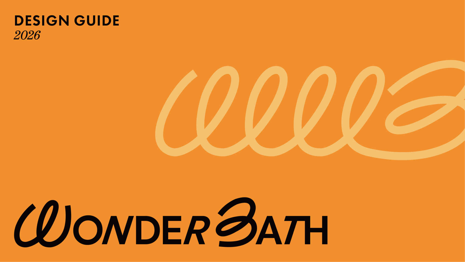 WonderBath 브랜드 디자인 1